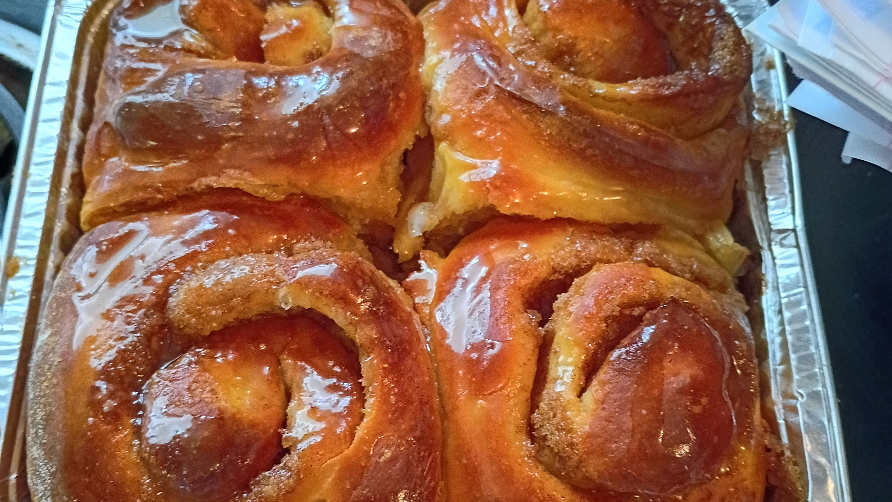 Sunday cinnamon roll drop